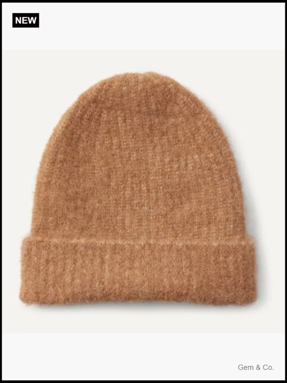 Faux Mohair Scarf & Hat Set, Beanie & Wrap, Unisex Winter Accessory
